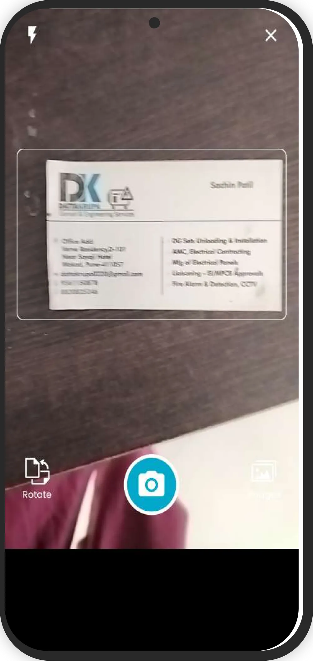 Card Scanner Screenshot 2