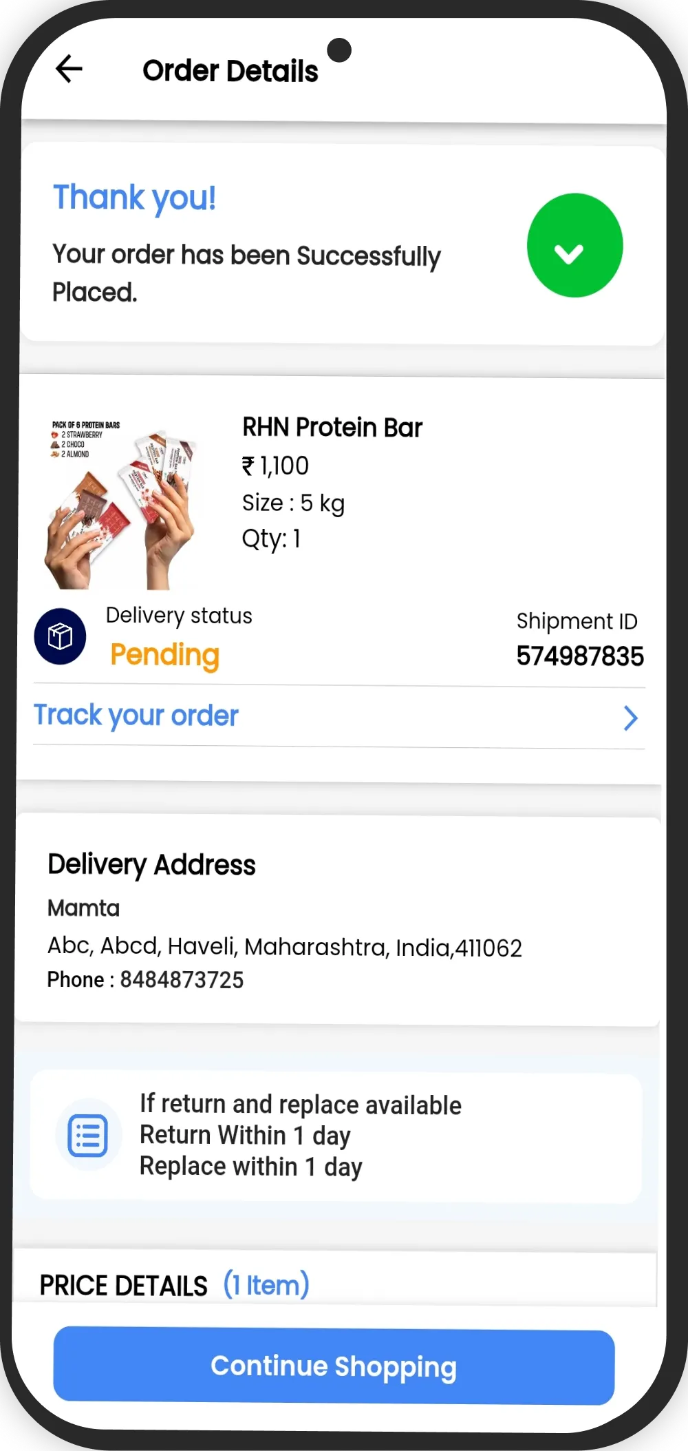 RHNfit Mobile App Screenshot 4