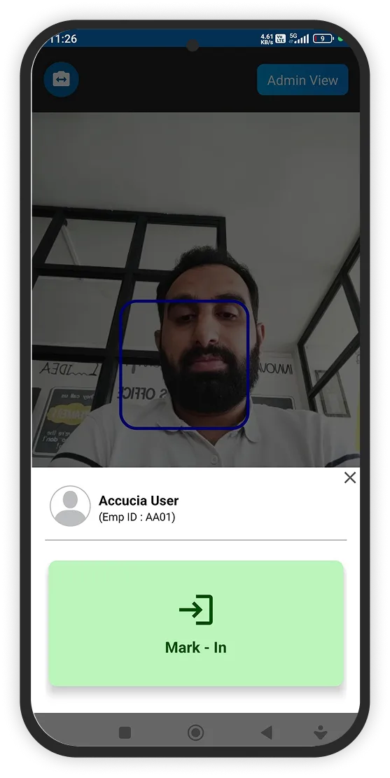 Revolt Motors Face Attendance App Screenshot 3