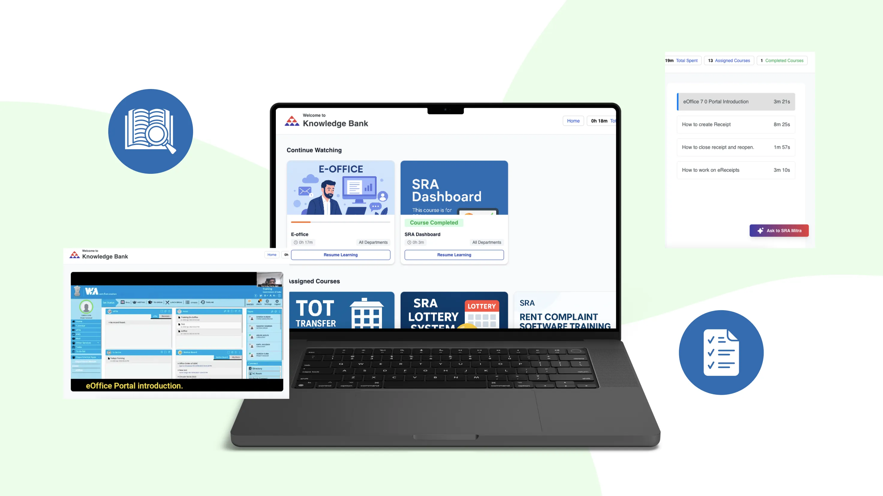 SRA Mitra - AI-Powered Employee Training Platform - AI Development & Automation project by Accucia