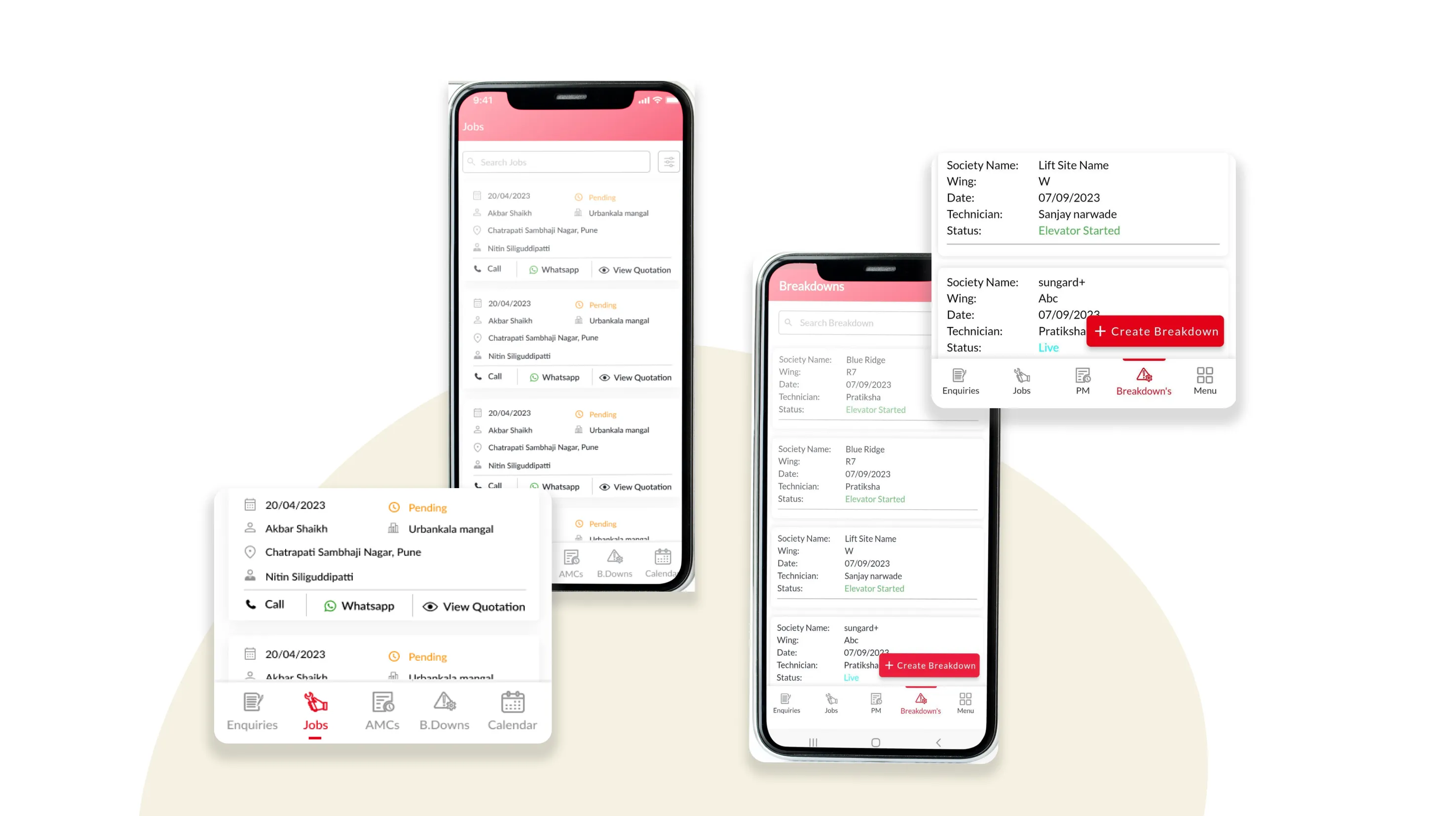 SUNGARD ELEVATORS - Custom ERP for Lift Service Excellence - Custom Software Development project by Accucia