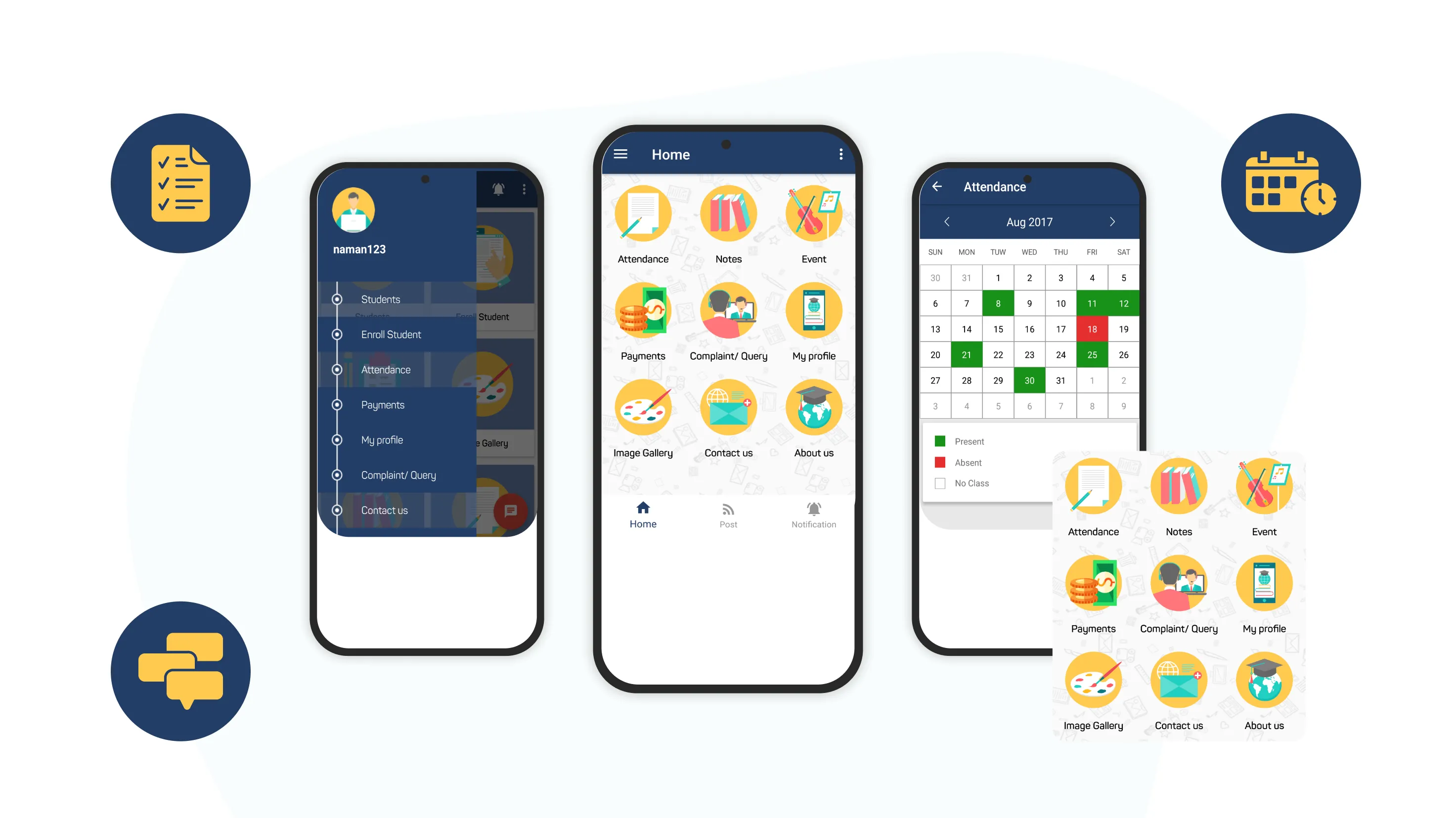 Aarihants Group - Kids Education Management App - Mobile App Development project by Accucia