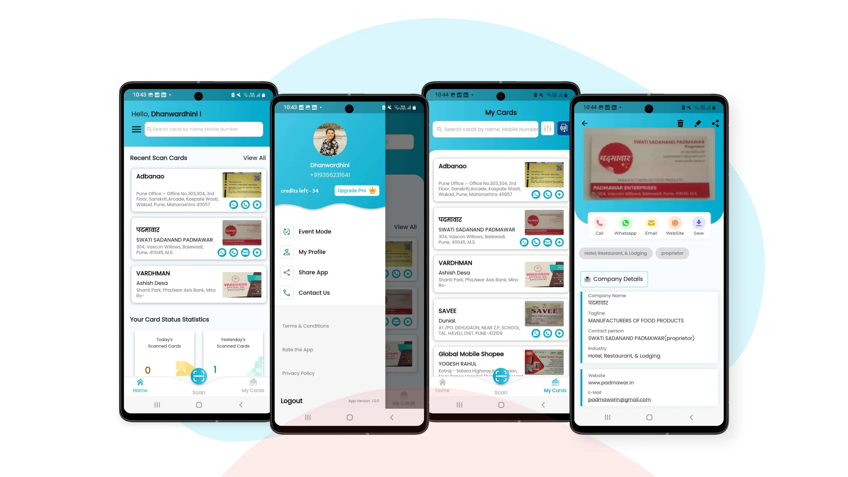 Card Scanner - Business Card Digitization App showcase