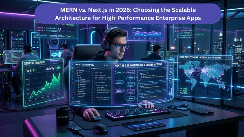 MERN vs. Next.js in 2026: Choosing the Scalable Architecture for High-Performance Enterprise Apps