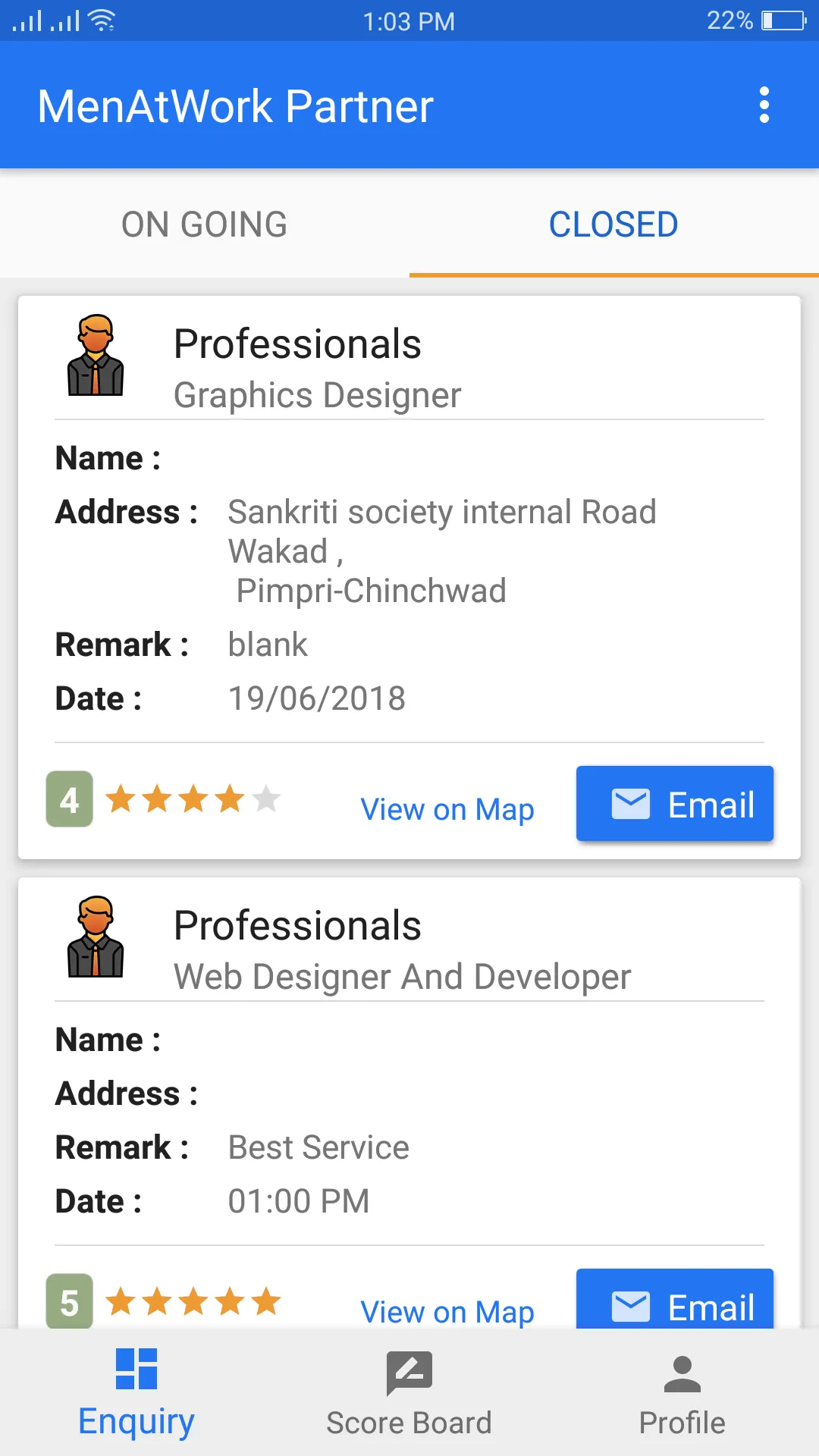 Men at Work App Screenshot 3