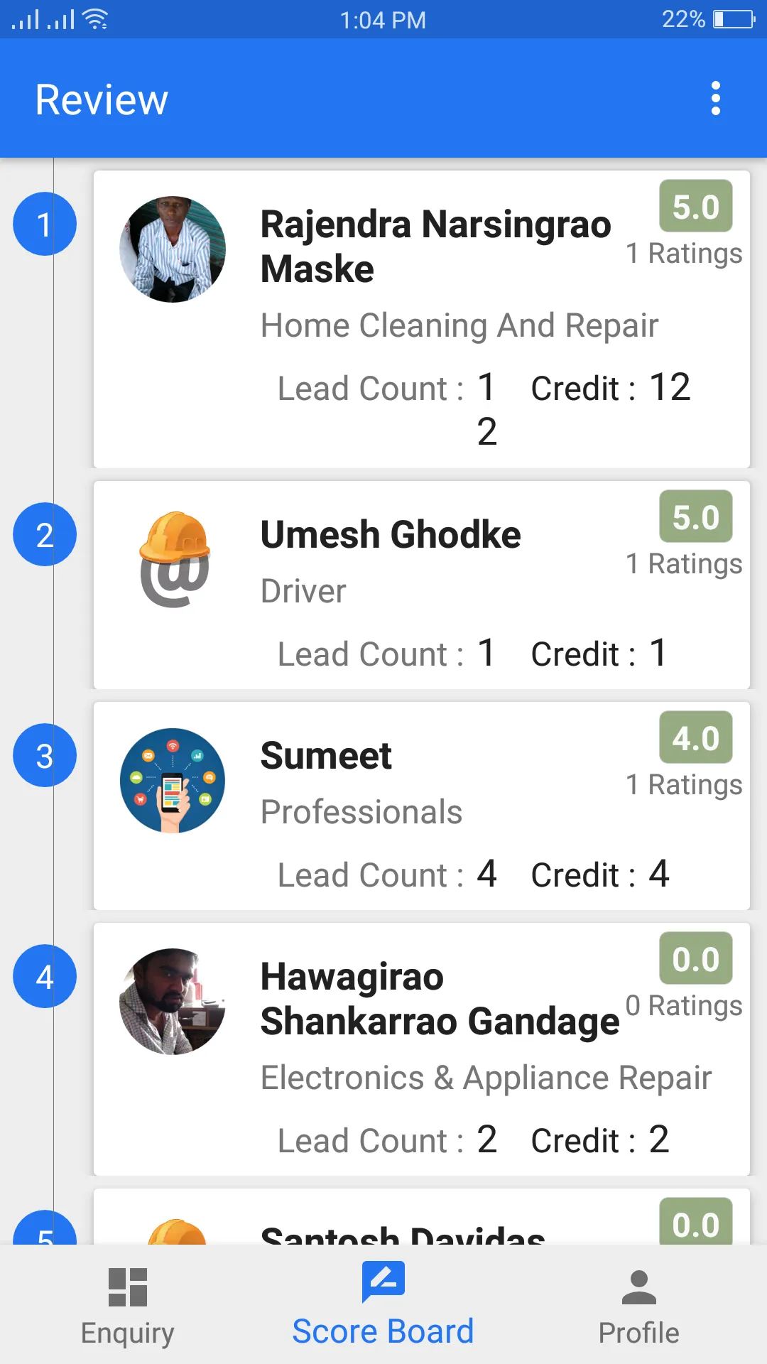 Men at Work App Screenshot 4