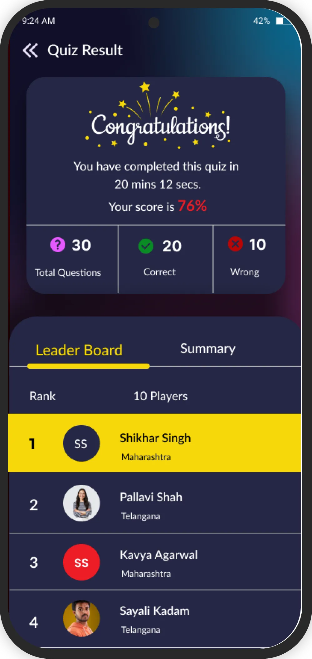 MD Quest App Screenshot 2