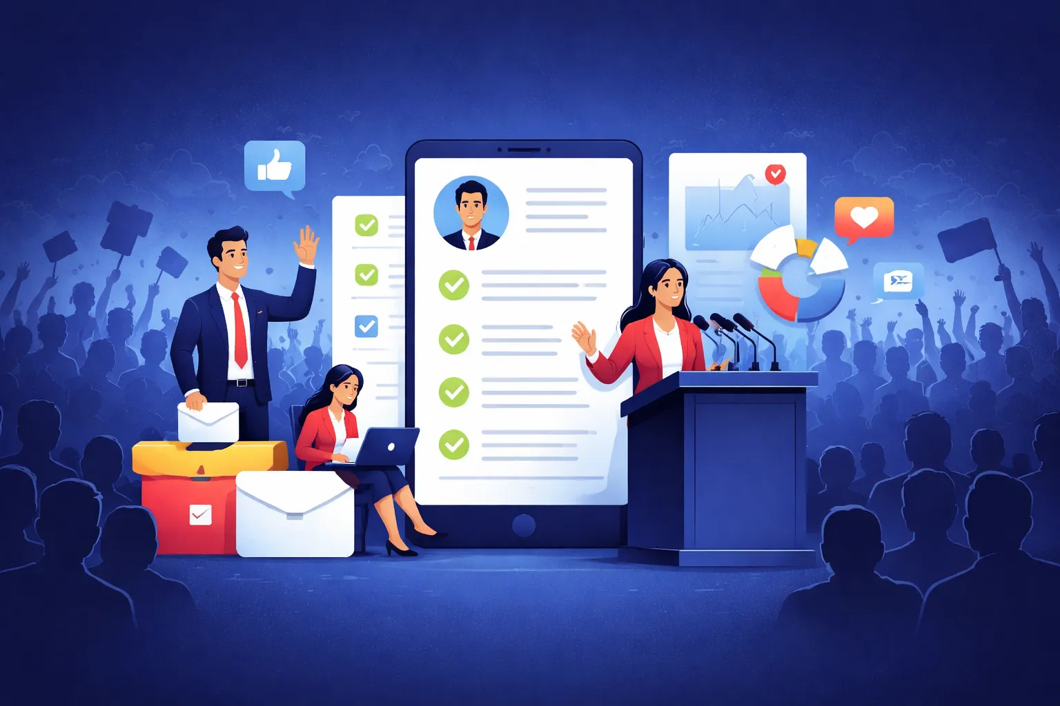 Political Campaign & Constituent Management Apps services by Accucia Softwares — Pune, India