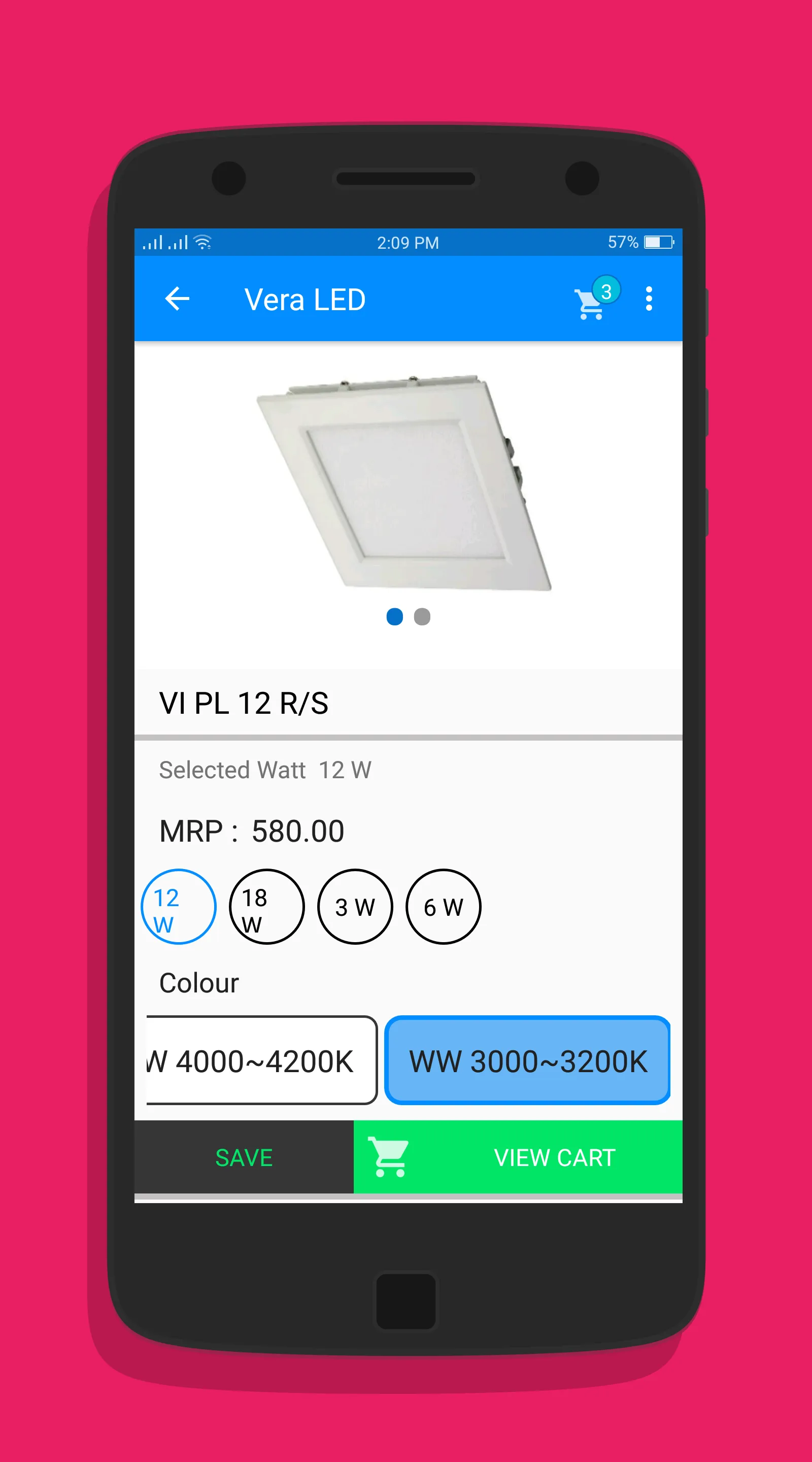 Vera LED E-Commerce App Screenshot 3