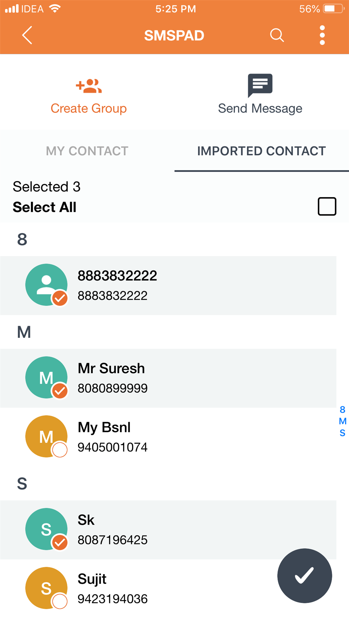 SMSPAD bulk sms App